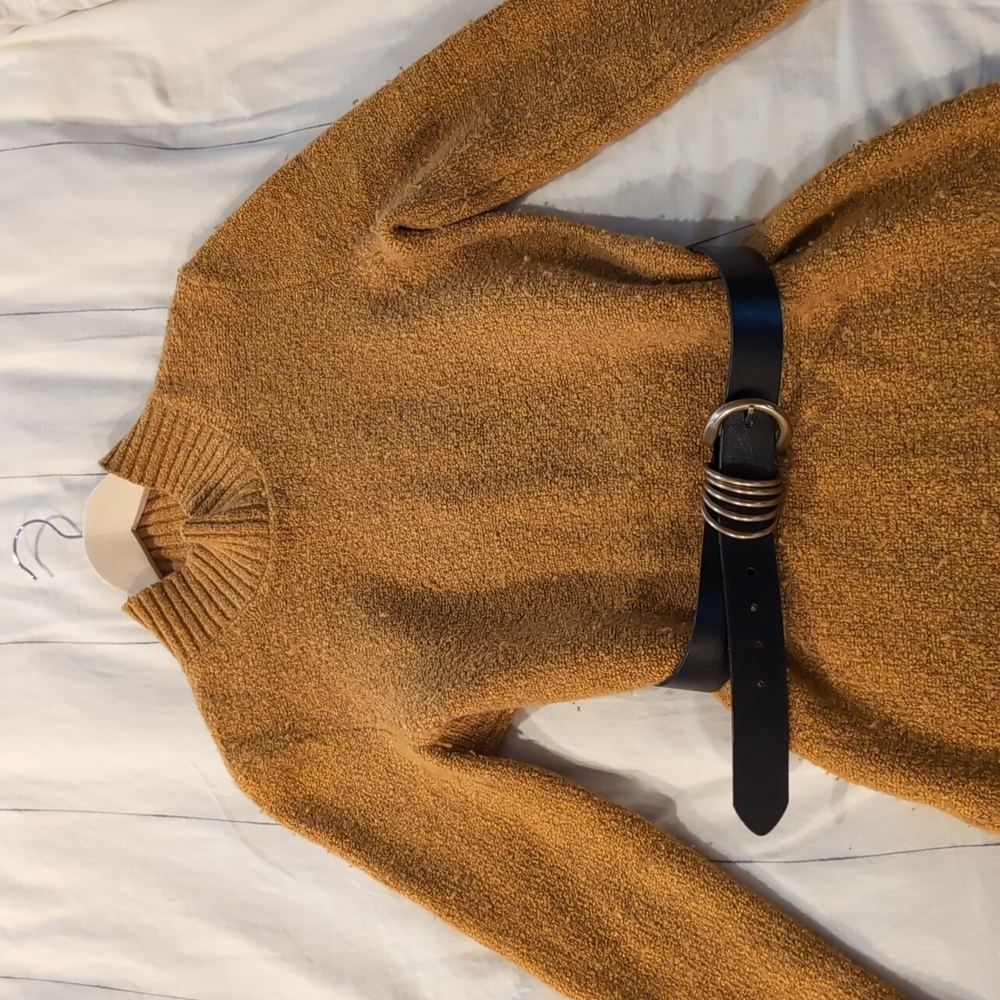 Mustard Yellow Sweater Dress